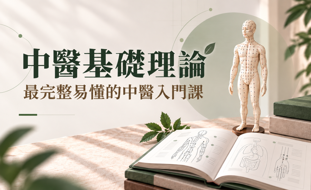 中醫基礎理論25小時線上課程主視覺